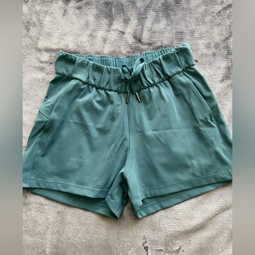 Lululemon 🍋 Green Shorts (stained)